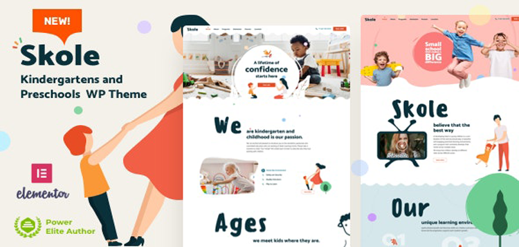 Item cover for download Skole - Kindergarten WordPress