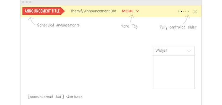 Item cover for download Themify – Announcement Bar