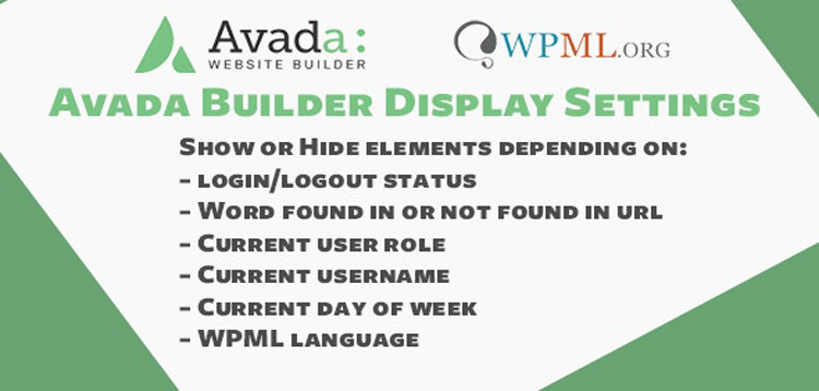 Item cover for download Avada Fusion Builder Display Settings
