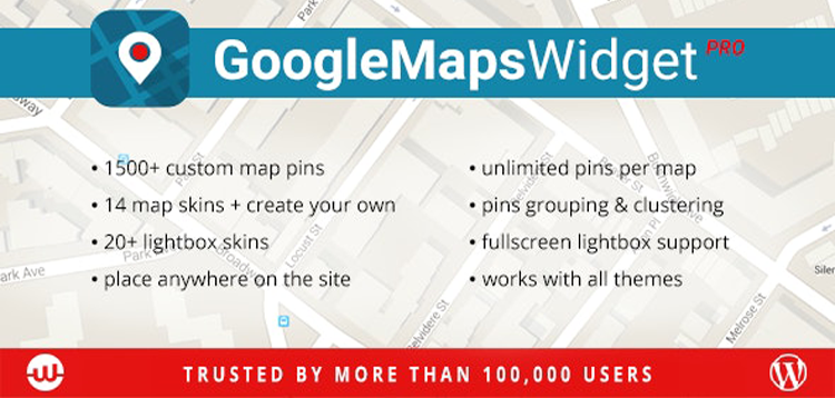 Item cover for download Google Maps Widget PRO