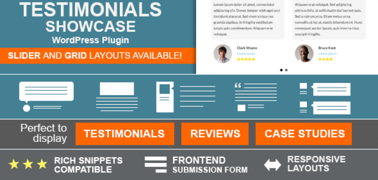 Item cover for download Testimonials Showcase - WordPress Plugin