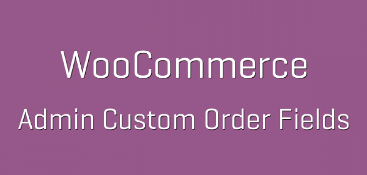 Item cover for download Admin Custom Order Fields