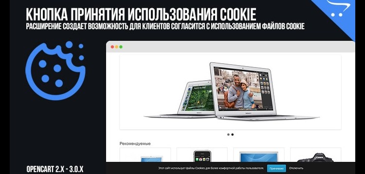 Item cover for download Cookie adoption button for OpenCart