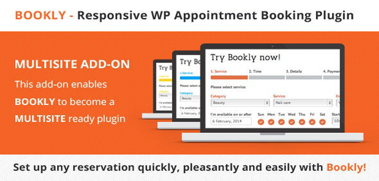 Item cover for download Bookly Multisite (Add-on)