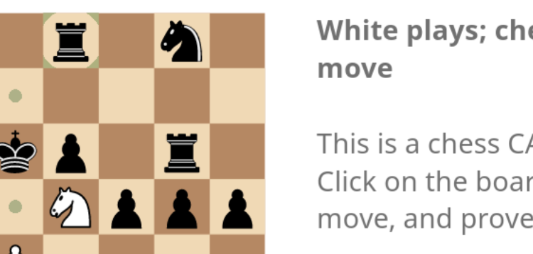 Item cover for download Chess Captcha - A simple chess based captcha system written in php and javascript