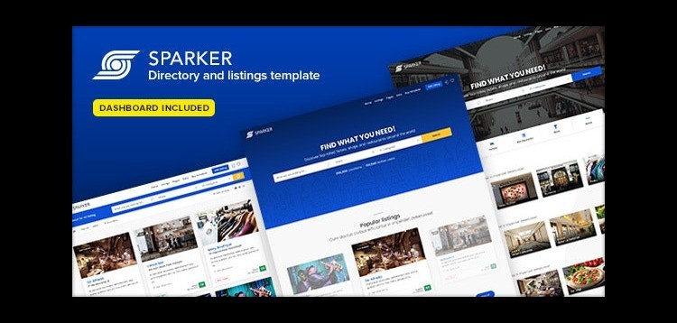 Item cover for download Sparker - Directory and Listings Template