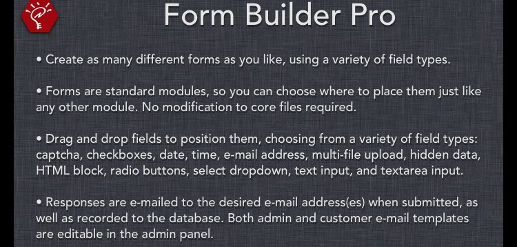 Item cover for download [OLD] Form Builder Pro