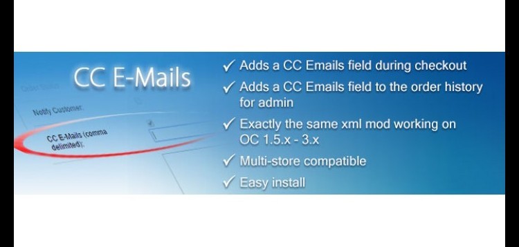 Item cover for download Additional Customer CC Emails for Orders