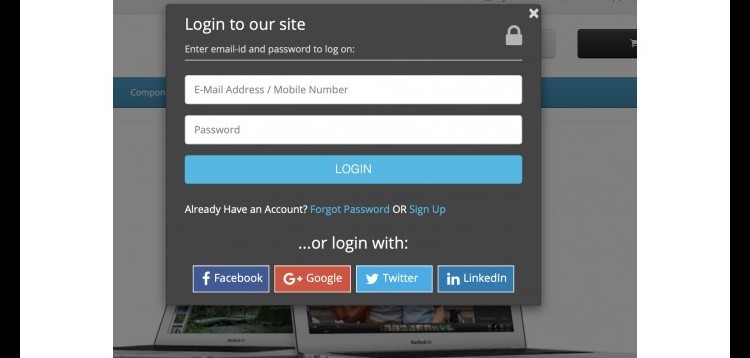 Item cover for download Awesome Login, Signup, Facebook, Google, Twitter, LinkedIn