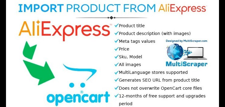 Item cover for download Import product from Aliexpress