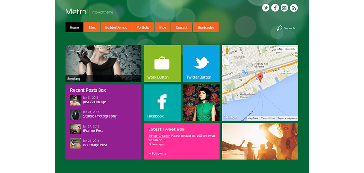 Item cover for download Themify Metro Premium WordPress Theme