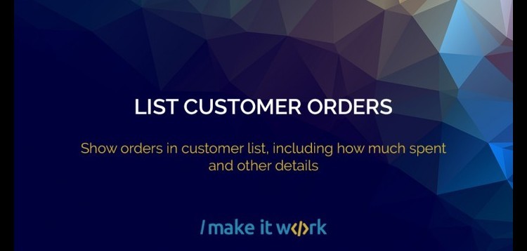 Item cover for download List customer orders