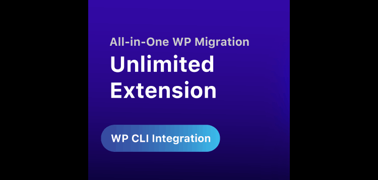 Item cover for download All-in-One WP Migration Unlimited Extension