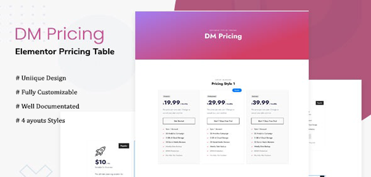 Item cover for download DM Pricing