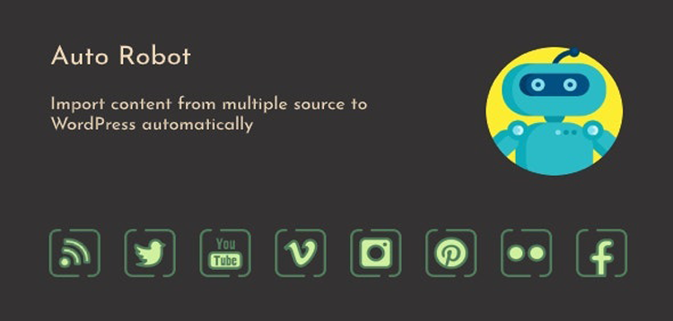 Item cover for download Auto Robot - WordPress Autoblogging Plugin