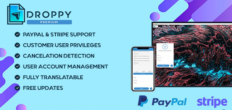 Item cover for download Premium subscription - Droppy online file transfer and sharing