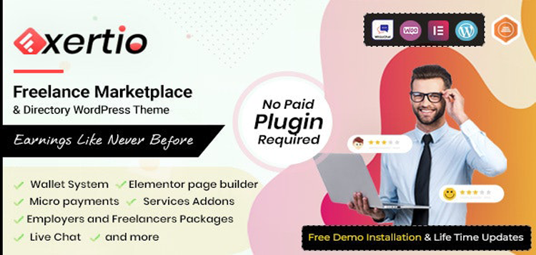 Item cover for download Exertio - Freelance Marketplace WordPress Theme