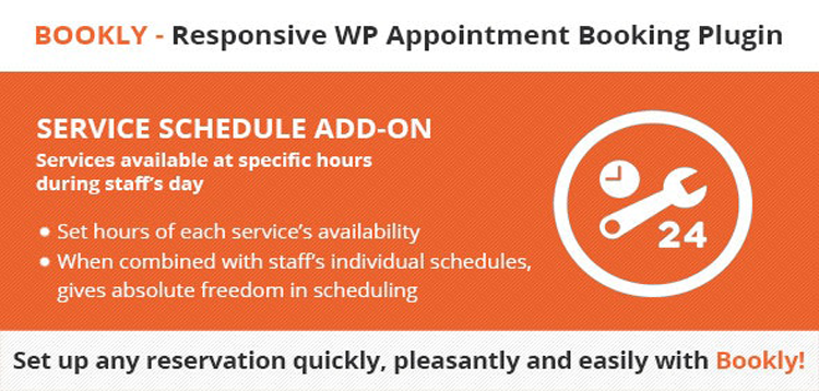 Item cover for download Bookly Service Schedule (Add-on)
