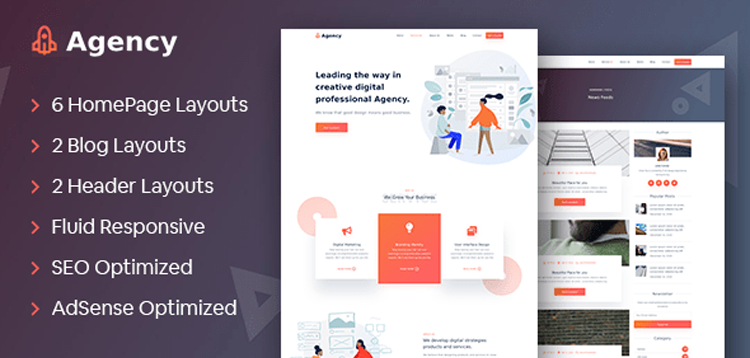 Item cover for download MyThemeShop Agency WordPress Theme
