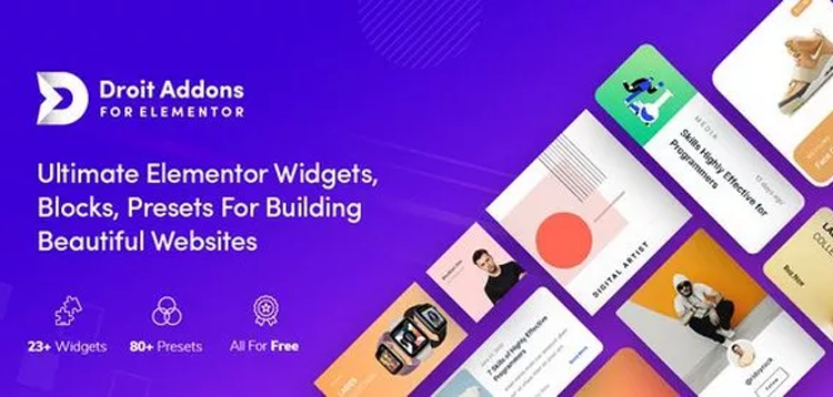 Item cover for download Droit Elementor Addons Pro