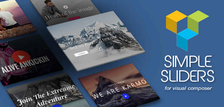 Item cover for download Simple Sliders Addons for Visual Composer Wordpress Plugin 