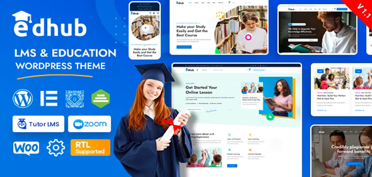 Item cover for download Edhub - Education WordPress Theme