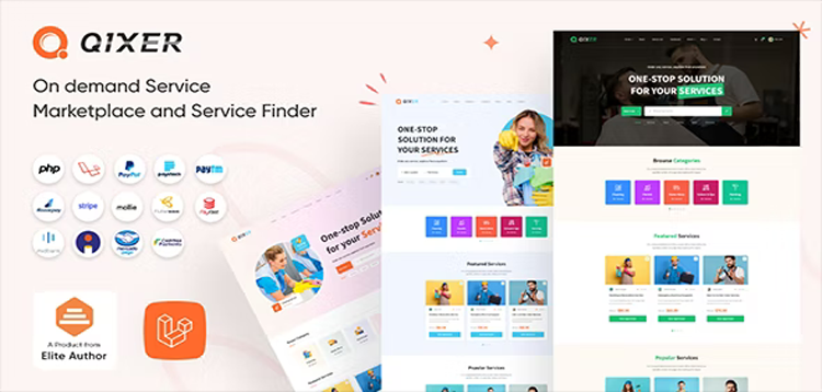 Item cover for download Qixer - Multi-Vendor On demand Service Marketplace and Service Finder