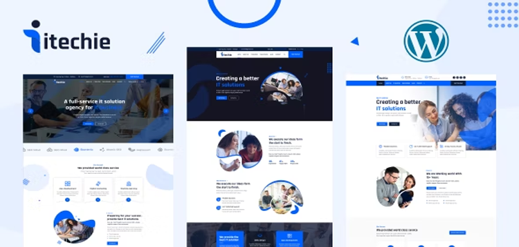 Item cover for download Itechie- IT Solutions and Services WordPress Theme