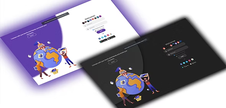 Item cover for download Premium Welcome Page for WoWonder