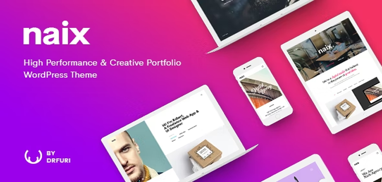 Item cover for download Naix - Creative & High Performance Portfolio WordPress Theme