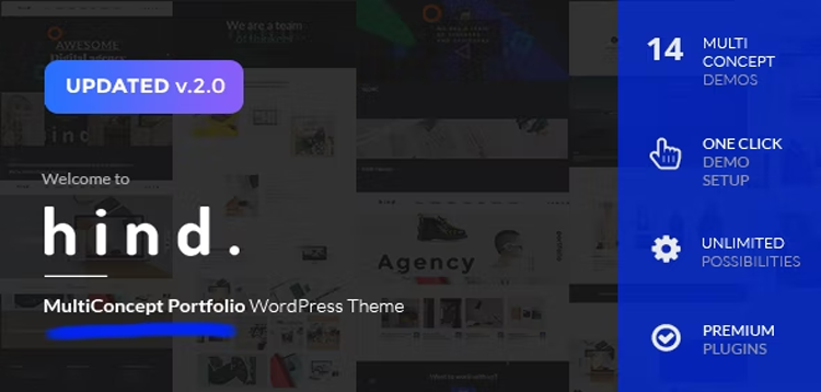 Item cover for download Hind - Multi-Concept Portfolio & Photography WordPress Theme