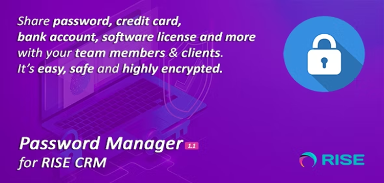 Item cover for download Password Manager for RISE CRM