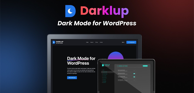 Item cover for download Darklup WP Dark Mode