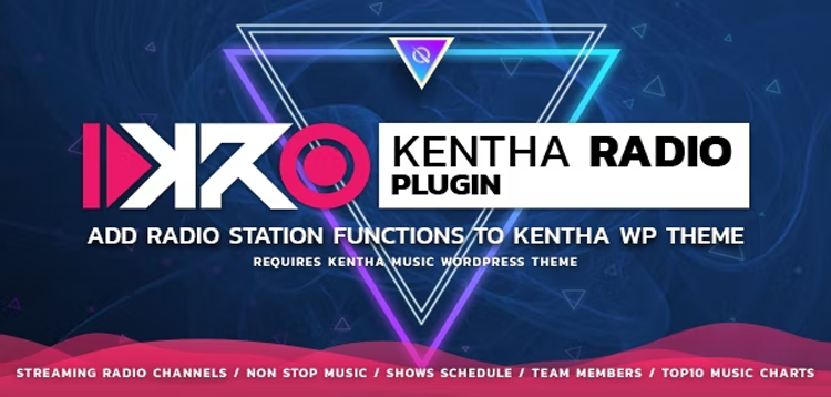Item cover for download KenthaRadio - Addon for Kentha Music WordPress Theme To Add Radio Station and Schedule Functionality