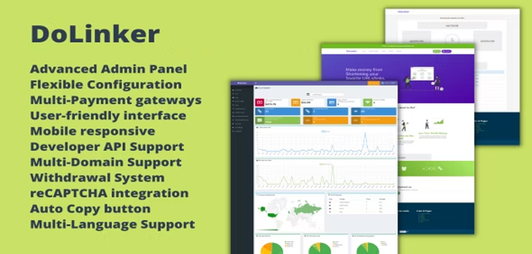 Item cover for download DoLinker - Ultimate URL Shortener Platform