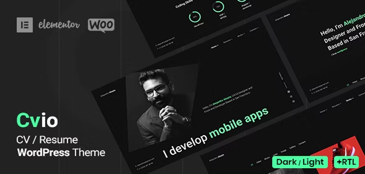 Item cover for download Cvio - Resume WordPress Theme