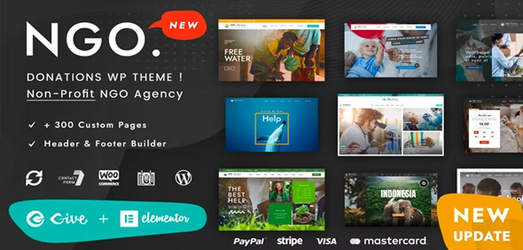 Item cover for download Ngo - Charity Donation WP