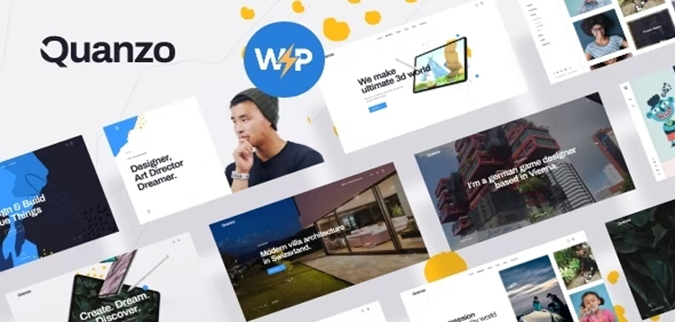 Item cover for download Quanzo - Personal Portfolio WordPress Theme
