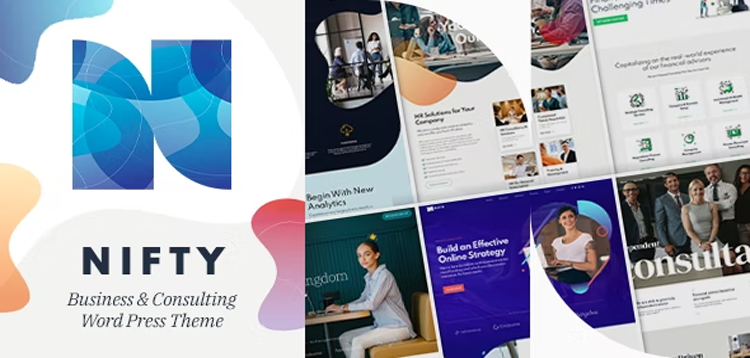 Item cover for download Nifty - Business Consulting WordPress Theme