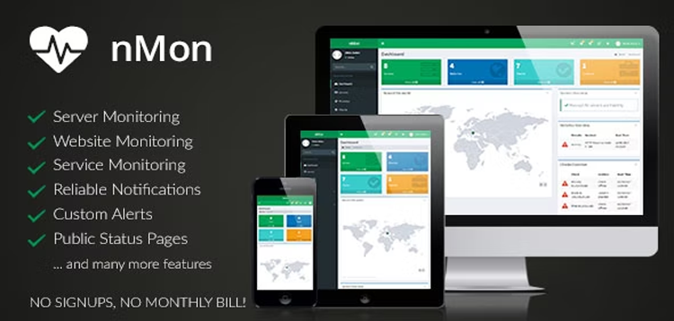 Item cover for download nMon - Website, Service & Server Monitoring