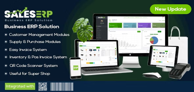 Item cover for download ERP – Business ERP Solution / Product / Shop / Company Management