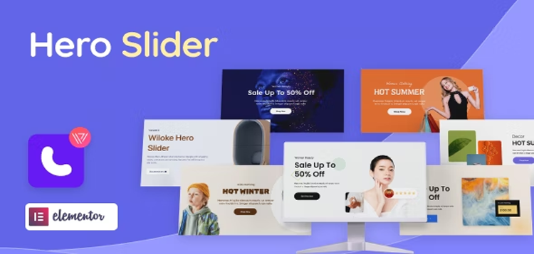 Item cover for download Wiloke Hero Slider Widget for Elementor