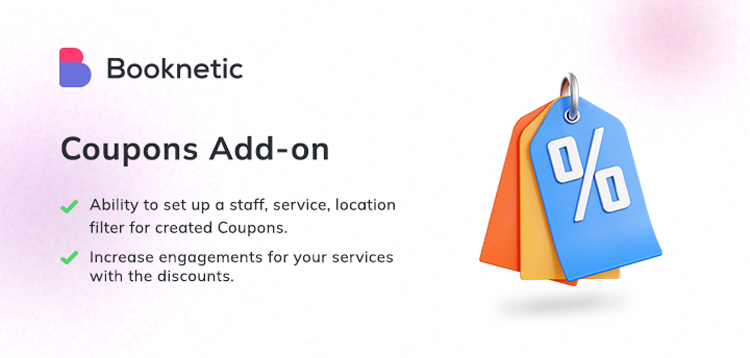 Item cover for download Coupons for Booknetic