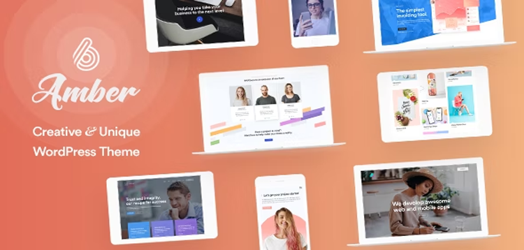 Item cover for download Amber Six | Creative and Multipurpose WordPress Theme