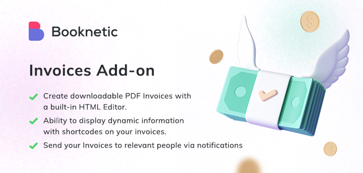 Item cover for download Invoices for Booknetic