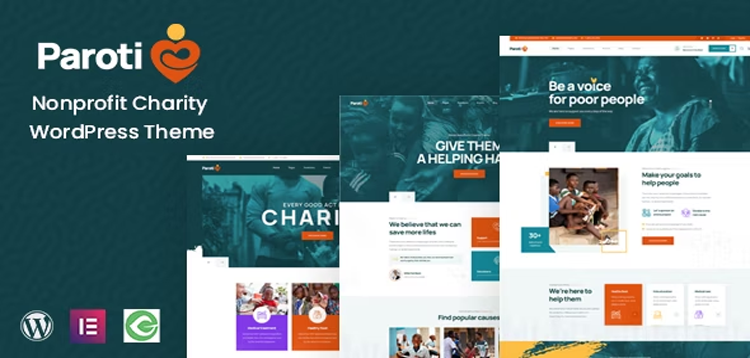 Item cover for download Paroti - Nonprofit Charity WordPress Theme