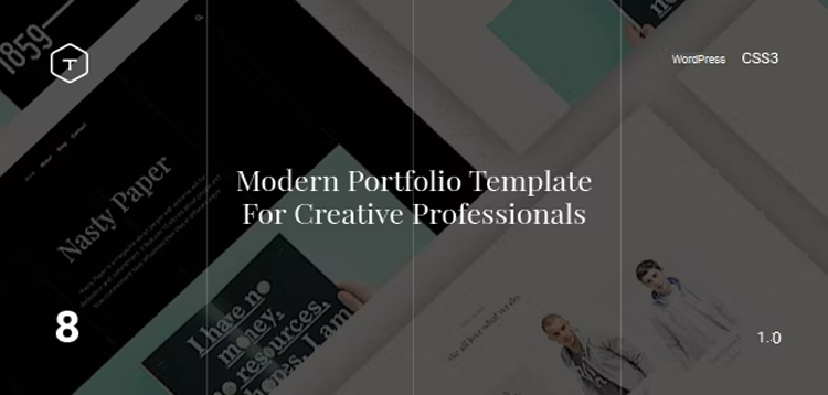Item cover for download Eight - Responsive Portfolio WordPress Theme
