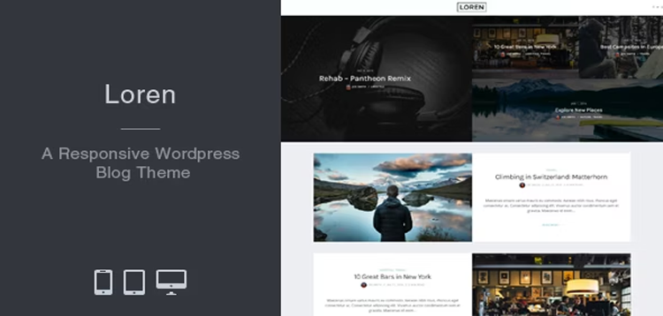 Item cover for download Loren - Responsive WordPress Blog Theme