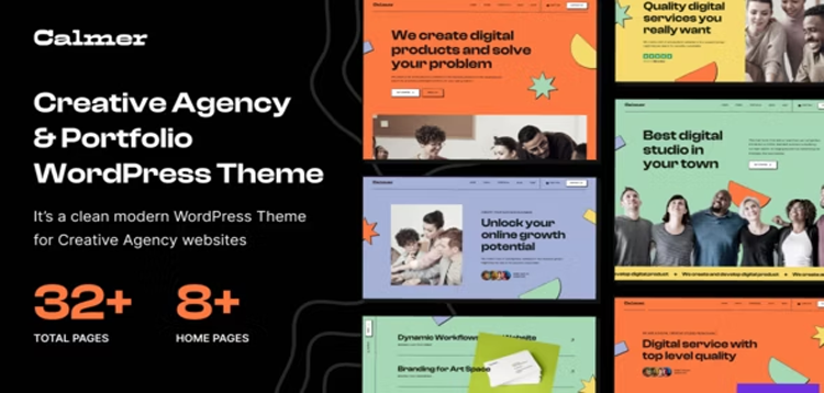 Item cover for download Calmer - Creative Portfolio and Agency WordPress Theme