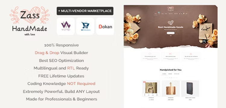 Item cover for download Zass - WooCommerce Theme for Handmade Artists and Artisans